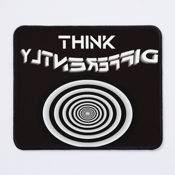 Item preview, THINK DIFFERENTLY BACKWARD LETTERS Psychedelic designed and sold by jmed70.