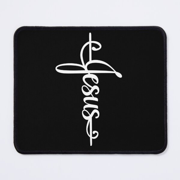 Item preview, Jesus Cross Cursive Word designed and sold by AdventureTee.