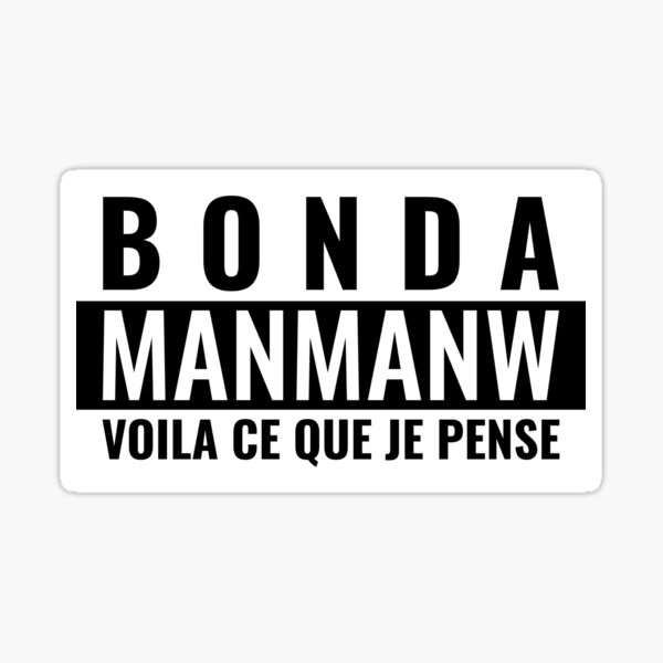 Aperçu de l'œuvre Bonda Manmanw voila ce que je pense - Martinique - Créole créée et vendue par West indian touch.