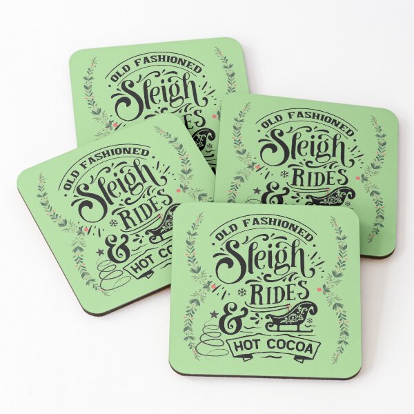 Item preview, SLEIGH RIDES AND HOT COCOA designed and sold by ChunkyMonty.