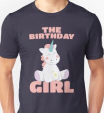 The Birthday Girl - Happy Birthday Magical Unicorn Unisex T-Shirt