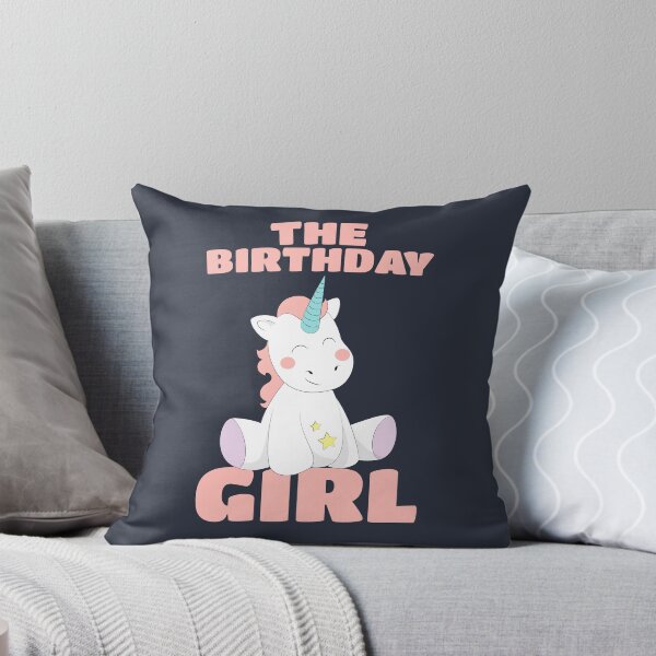 Item preview, The Birthday Girl - Happy Birthday Magical Unicorn designed and sold by pozuretees.