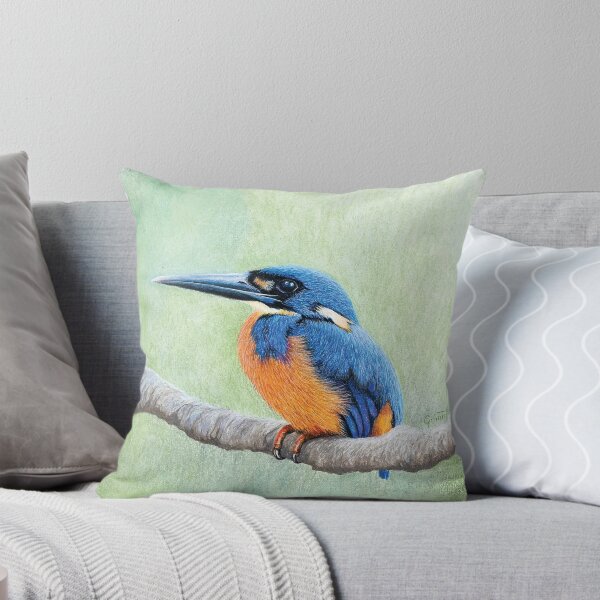 Item preview, Azure Kingfisher designed and sold by Nicole Grimm-Hewitt.