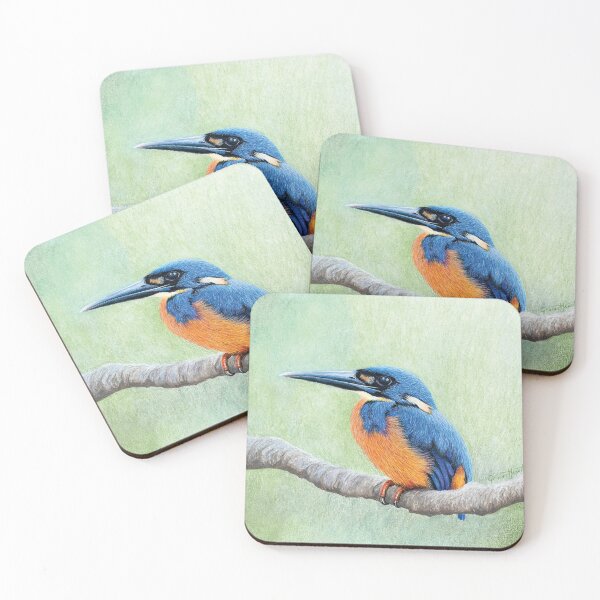 Item preview, Azure Kingfisher designed and sold by Nicole Grimm-Hewitt.