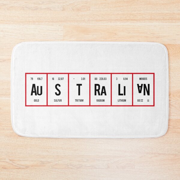 Item preview, Australian - Periodic Table of Elements designed and sold by Distrowlinc.