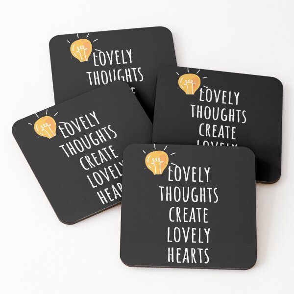 Item preview, Lovely Thoughts Create Lovely Hearts designed and sold by SpiritLiving.