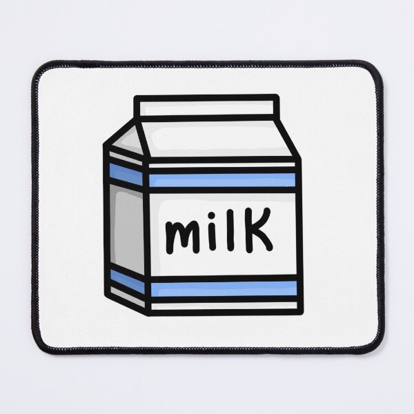 Item preview, carton of milk blue sticker and print designed and sold by reesewolf.