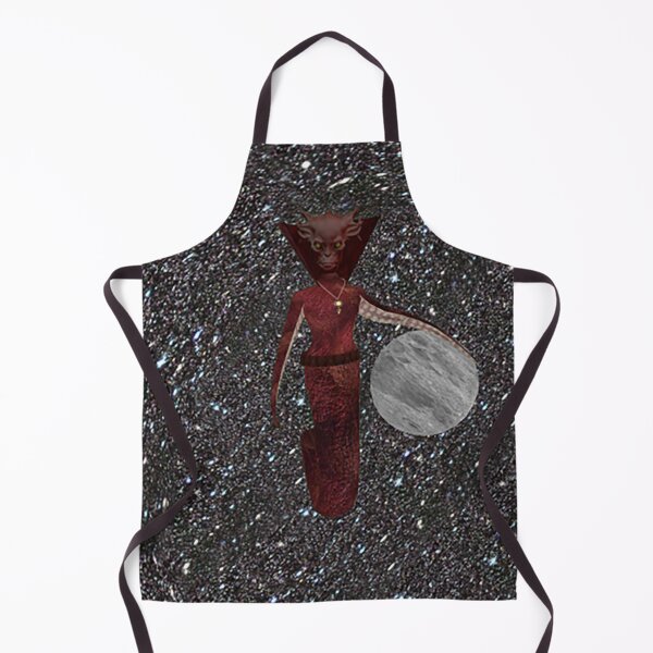 Item preview, an alien holding the moon designed and sold by The Poette.
