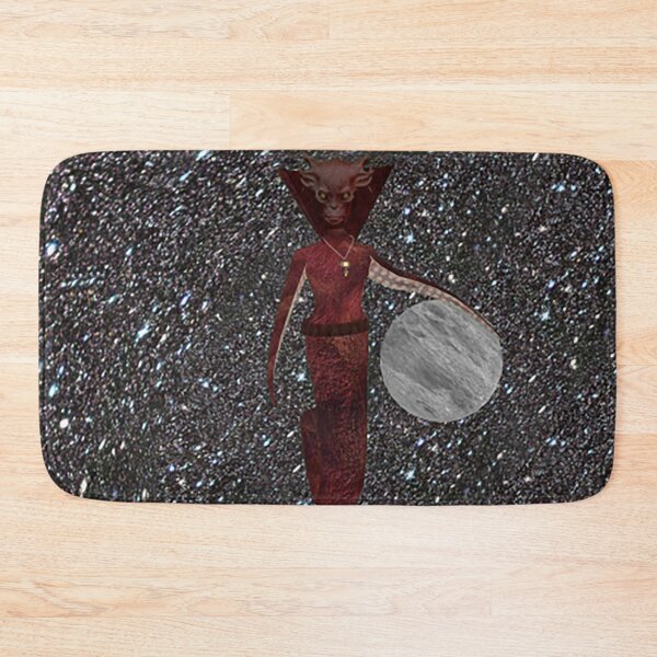 Item preview, an alien holding the moon designed and sold by The Poette.