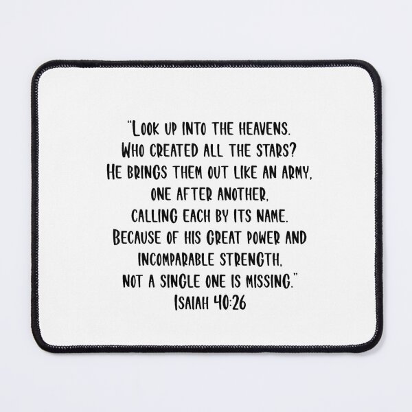 Item preview, Isaiah 40:26 designed and sold by beckahbrooks.