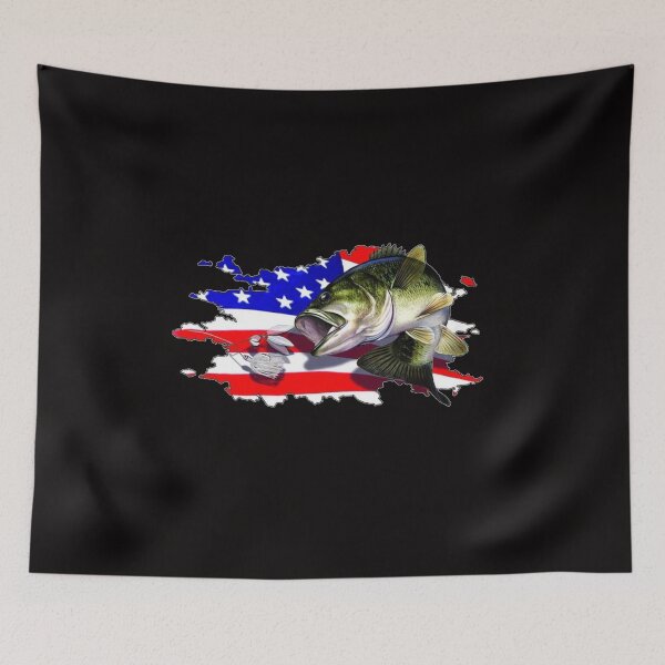 Item preview, American Loves Going Fishing designed and sold by Rowena Jones.