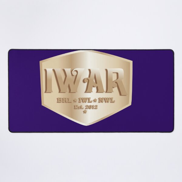 2021 IWAR Network logo Desk Mat