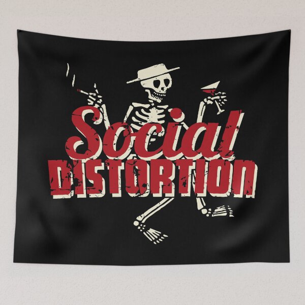 Item preview, Social Punk Rock Essential, Distortion Punk Skull designed and sold by angelaparker6.