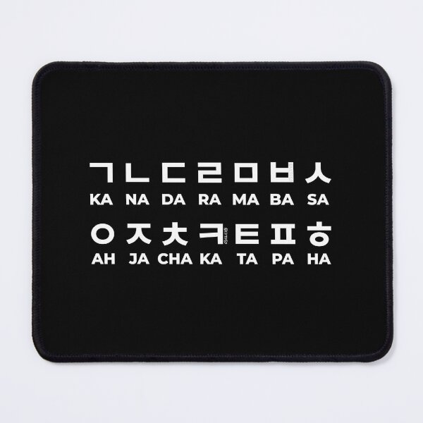Item preview, Korean Hangul Characters Chart designed and sold by LuveeTuffCo.