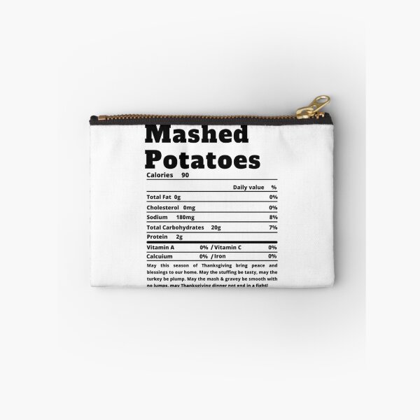 Item preview, Mashed Potatoes Nutritional Facts Funny Thanksgiving Food designed and sold by MoMasry.