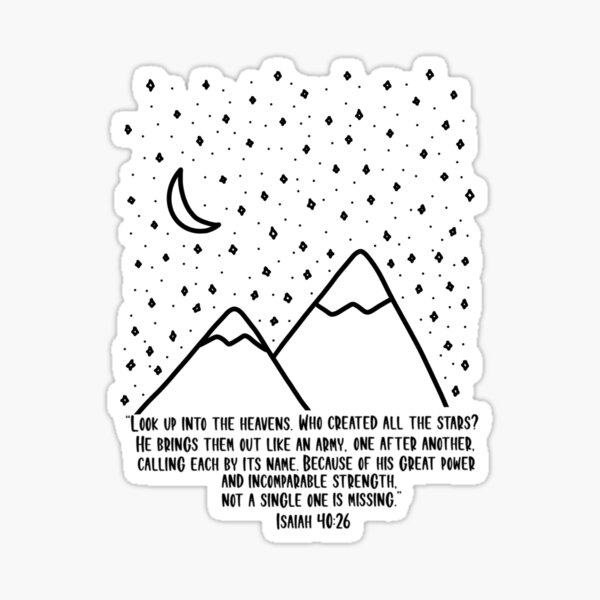 Item preview, Isaiah 40:26 designed and sold by beckahbrooks.