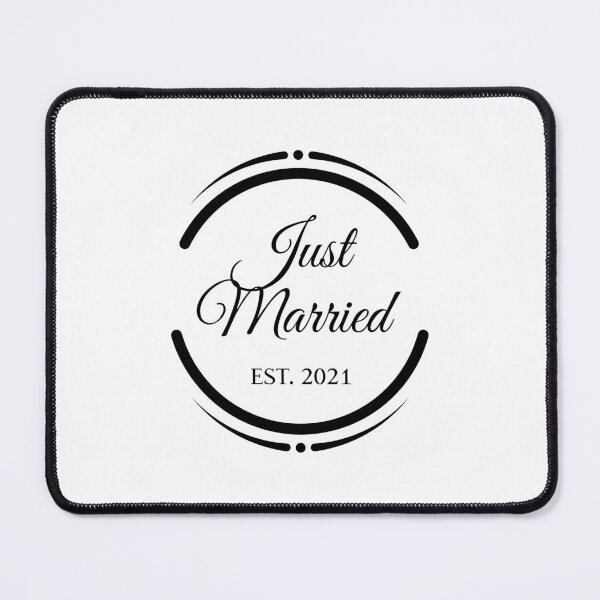 Item preview, Just Married EST. 2021 designed and sold by bunderwood97.