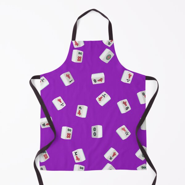 Item preview, Mahjong Game Cubes On Purple Background designed and sold by Rainbows Rock.
