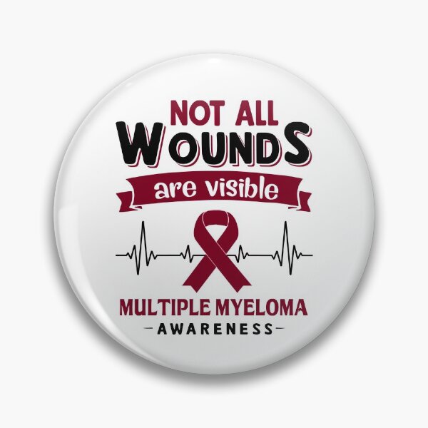 Item preview, Multiple Myeloma Awareness Not All Wounds Are Visible designed and sold by Victormoratalla.