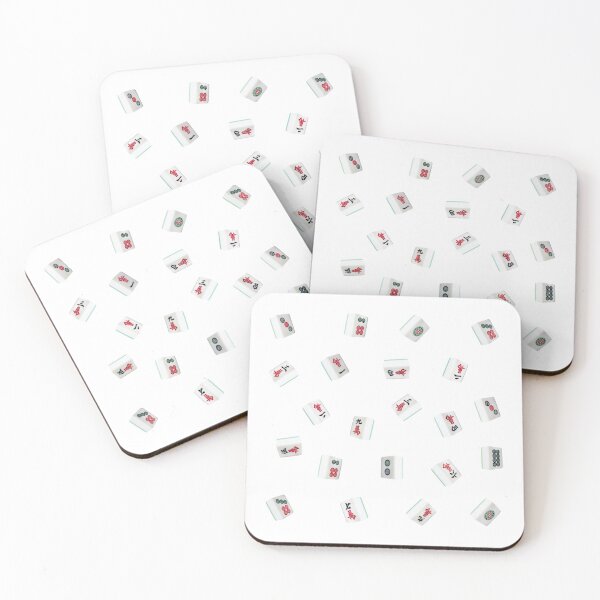 Item preview, Mahjong Game Cubes On White Background designed and sold by Rainbows Rock.