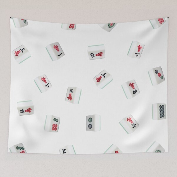 Item preview, Mahjong Game Cubes On White Background designed and sold by Rainbows Rock.