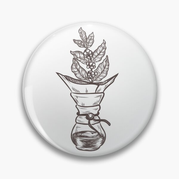 Item preview, Minimalist Drip Coffee Maker with Coffee Plant designed and sold by ShopLizCreates.