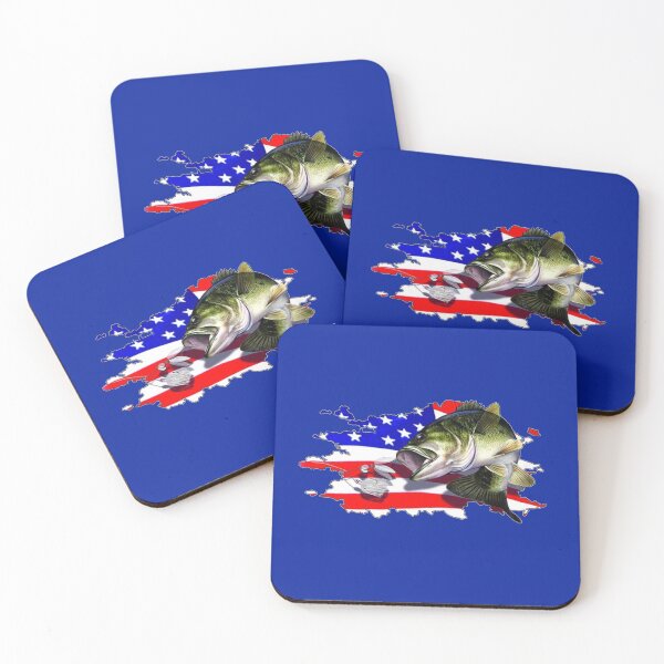Item preview,  American Going Fishing Blue designed and sold by Rowena Jones.