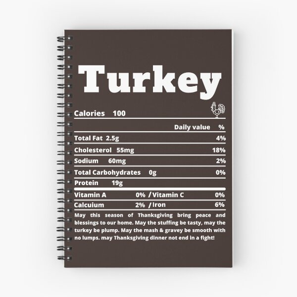 Item preview, Turkey Nutritional Facts Funny Thanksgiving Food designed and sold by MoMasry.
