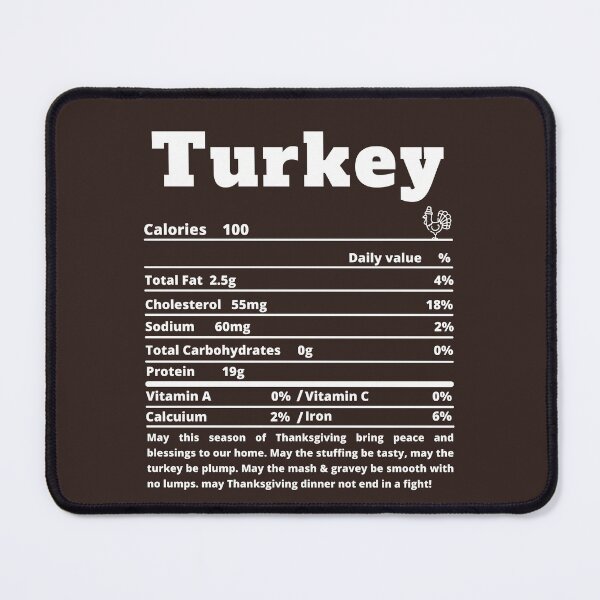 Item preview, Turkey Nutritional Facts Funny Thanksgiving Food designed and sold by MoMasry.