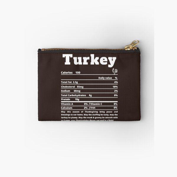 Item preview, Turkey Nutritional Facts Funny Thanksgiving Food designed and sold by MoMasry.