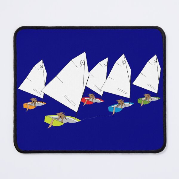 Item preview, Dogs Racing Optimist Sailing Dinghies designed and sold by CHBB.