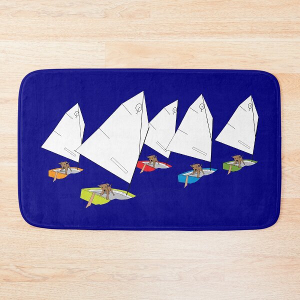 Item preview, Dogs Racing Optimist Sailing Dinghies designed and sold by CHBB.