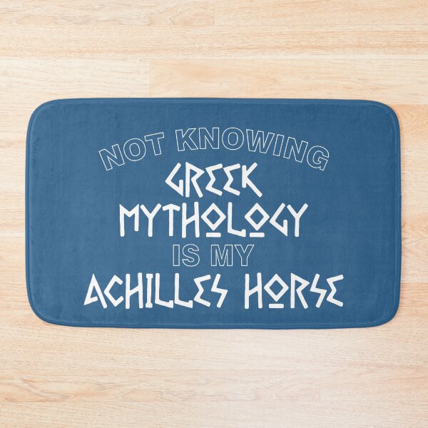 Item preview, Not knowing Greek mythology is my Achilles horse designed and sold by Sticker Up.