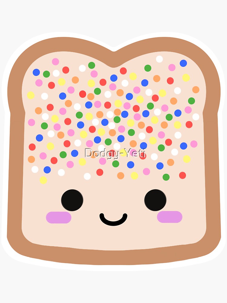 "Happy Fairy Bread" Sticker for Sale by DodgyYeti Redbubble