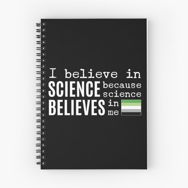 Aperçu de l'œuvre Pride Science (Aromantic Flag) Version 4 in White créée et vendue par SingeDesigns.