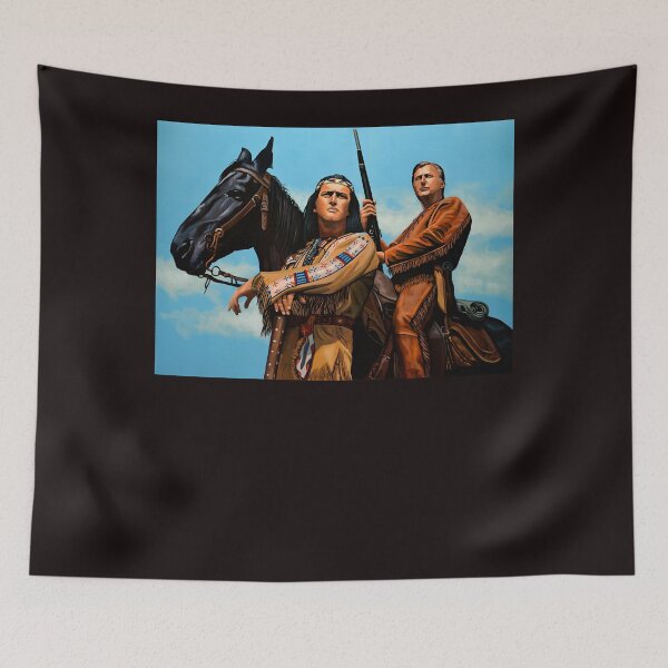 Item preview, Winnetou and Old Shatterhand Painting Classic T-Shirt designed and sold by sarahegarcia12.