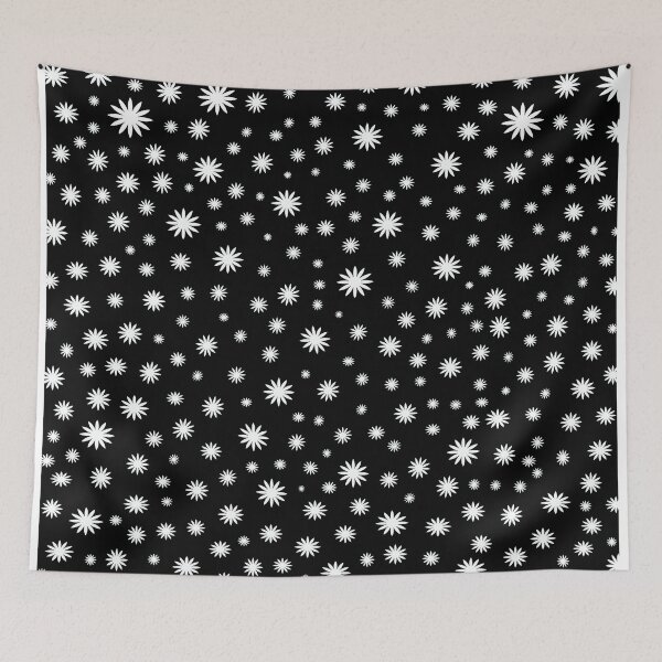 Item preview, Starburst Pattern Black designed and sold by Rockett Graphics.