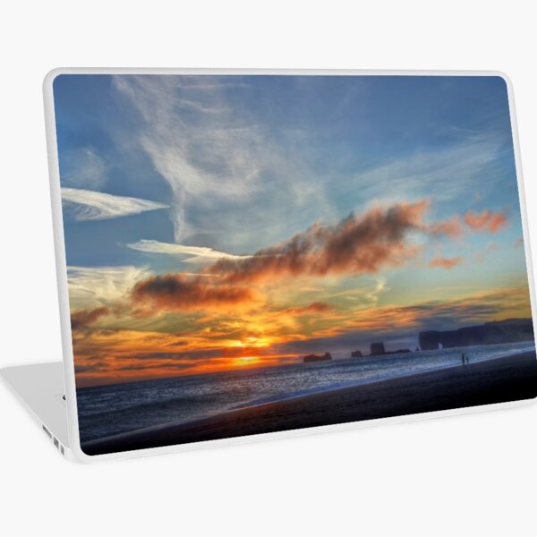 Sunset at Dryholaey Laptop Skin