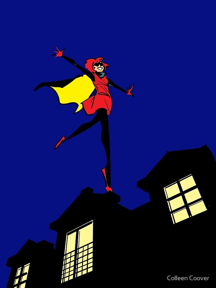 Thumbnail 5 of 5, Graphic T-Shirt, Bandette On The Roof (no logo) designed and sold by colleencoover.