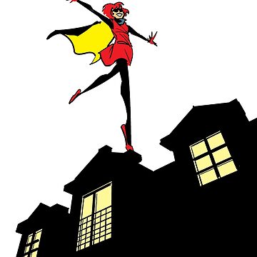 Artwork thumbnail, Bandette On The Roof (no logo) by Colleen Coover