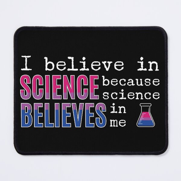 Item preview, Pride Science (Bisexual Flag) Version 1 in White designed and sold by SingeDesigns.