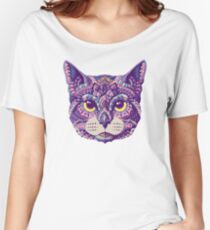 Cat Head (Color Version) Women's Relaxed Fit T-Shirt