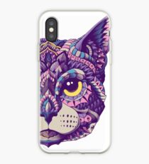 Cat Head (Color Version) iPhone Case