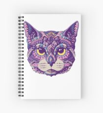 Cuaderno de espiral Cabeza de gato (Versión en color)