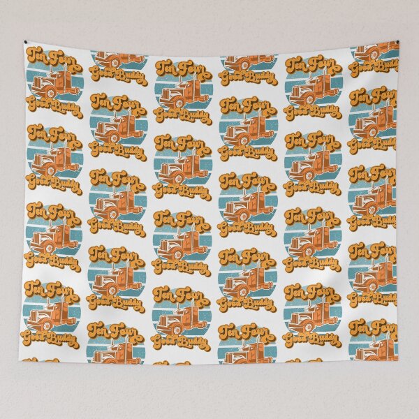 Item preview, Retro 1970s Ten Four Good Buddy Vintage Trucker designed and sold by Silly Dad Shirts.