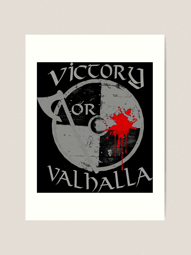 Victory Valhalla Art Print for Sale by danshollerds