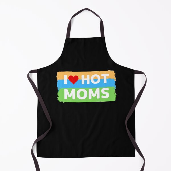 Item preview, I love hot moms color version designed and sold by appareltolove.