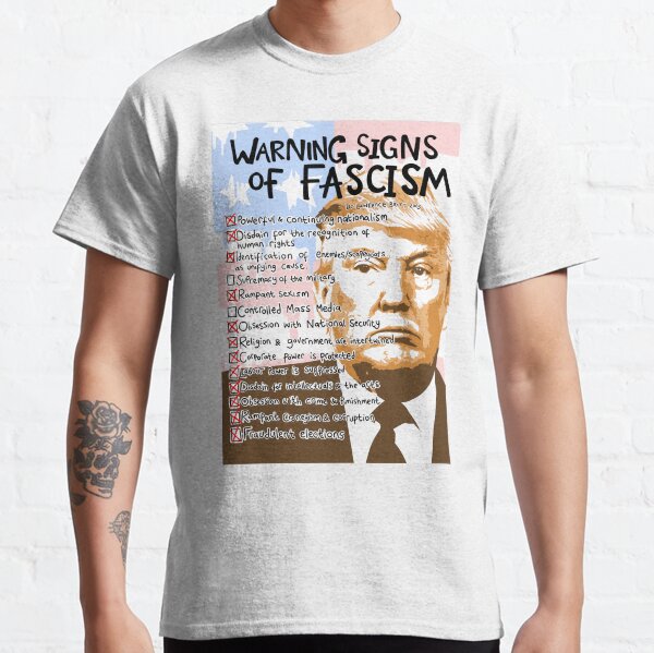 Item preview, Trump & the 14 Warning Signs of Fascism. designed and sold by lauriepink.