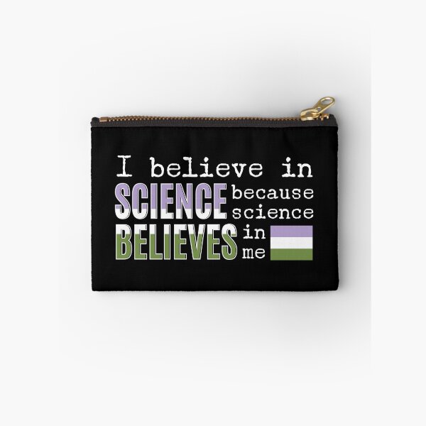 Item preview, Pride Science (Genderqueer Flag) Version 2 in White designed and sold by SingeDesigns.