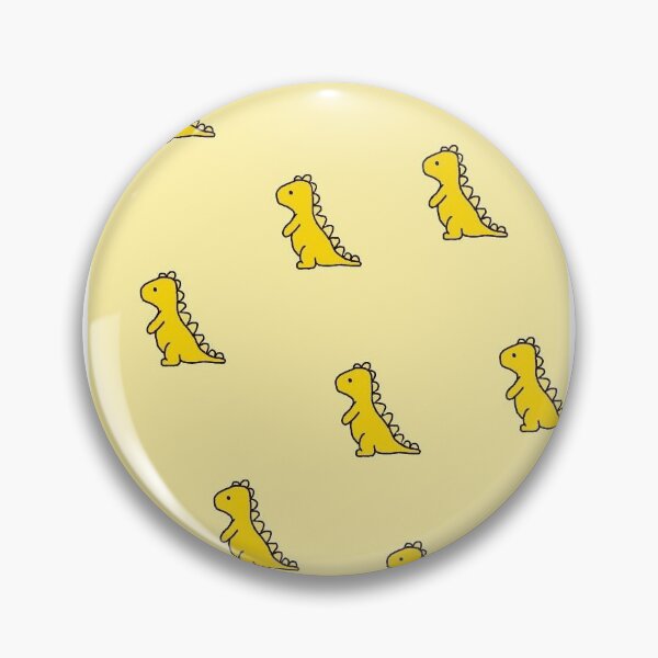 Item preview, yellow dinosaurs!  designed and sold by jigglywiggly.